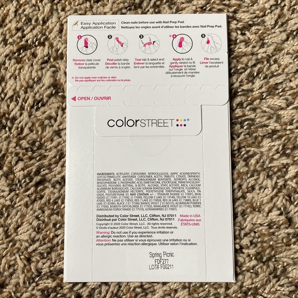 Color Street Nail Polish Strips - Spring Picnic - Picture 4 of 4